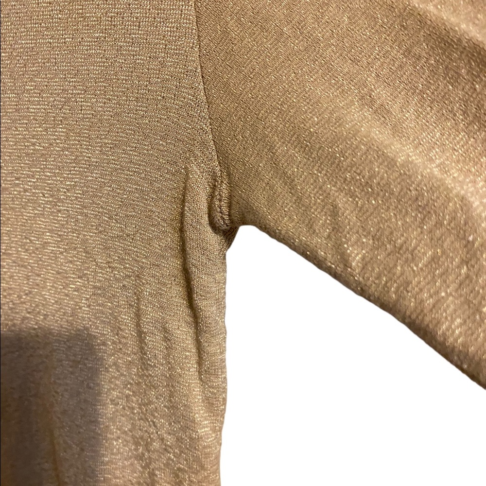 Michael Stars Cari V-Neck Shine Tee One Size Fits Most (0-10) - Picture 5 of 10